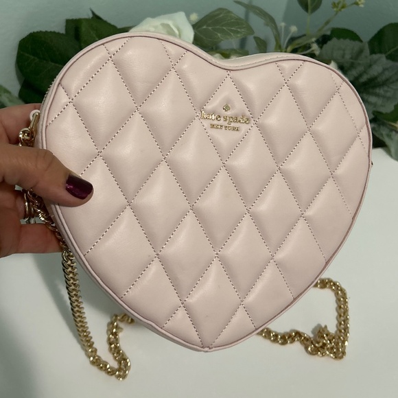 Kate Spade Love Shack Quilted Heart in blush - Picture 4 of 4